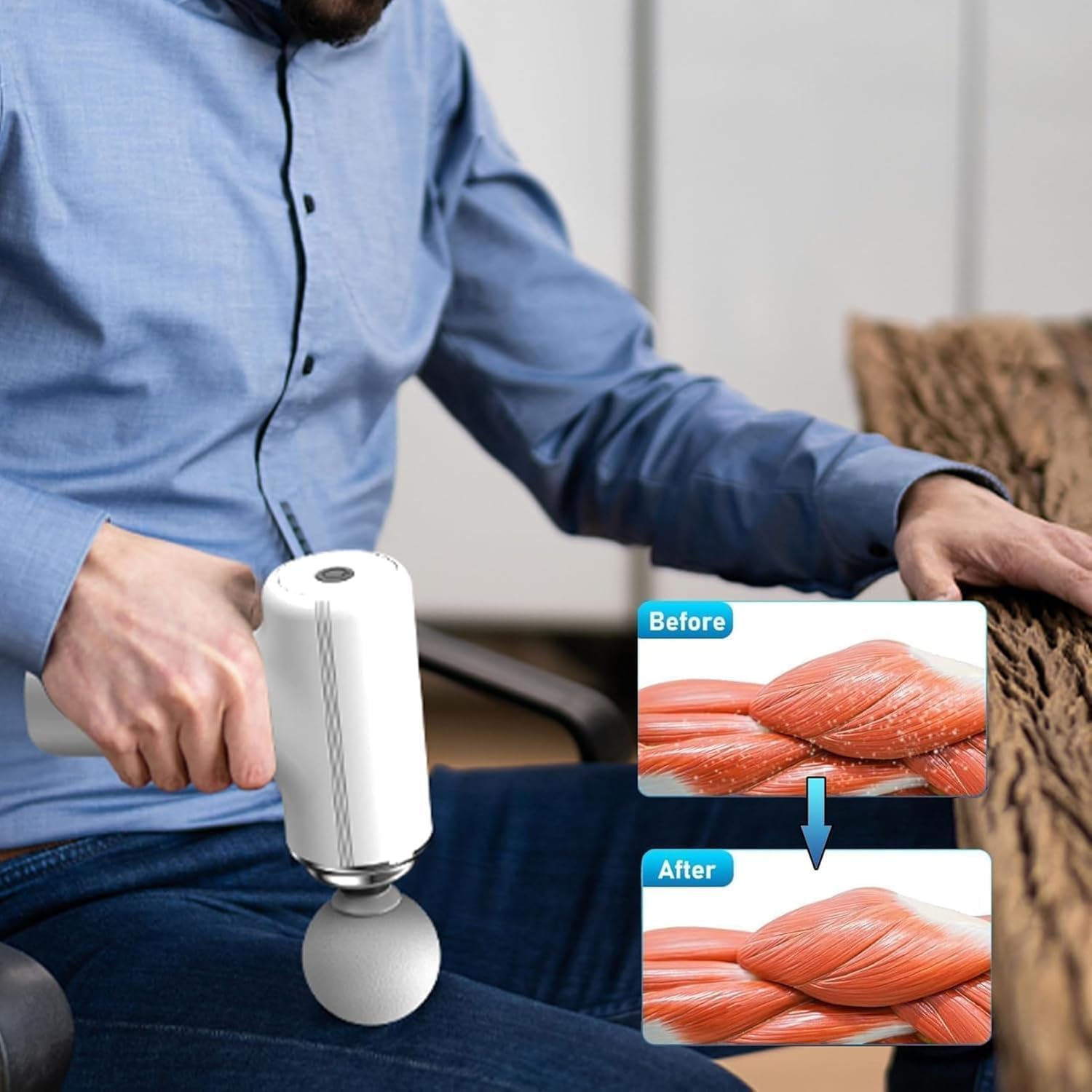 High Quality 4-Speed Body Massage Gun - Image 3