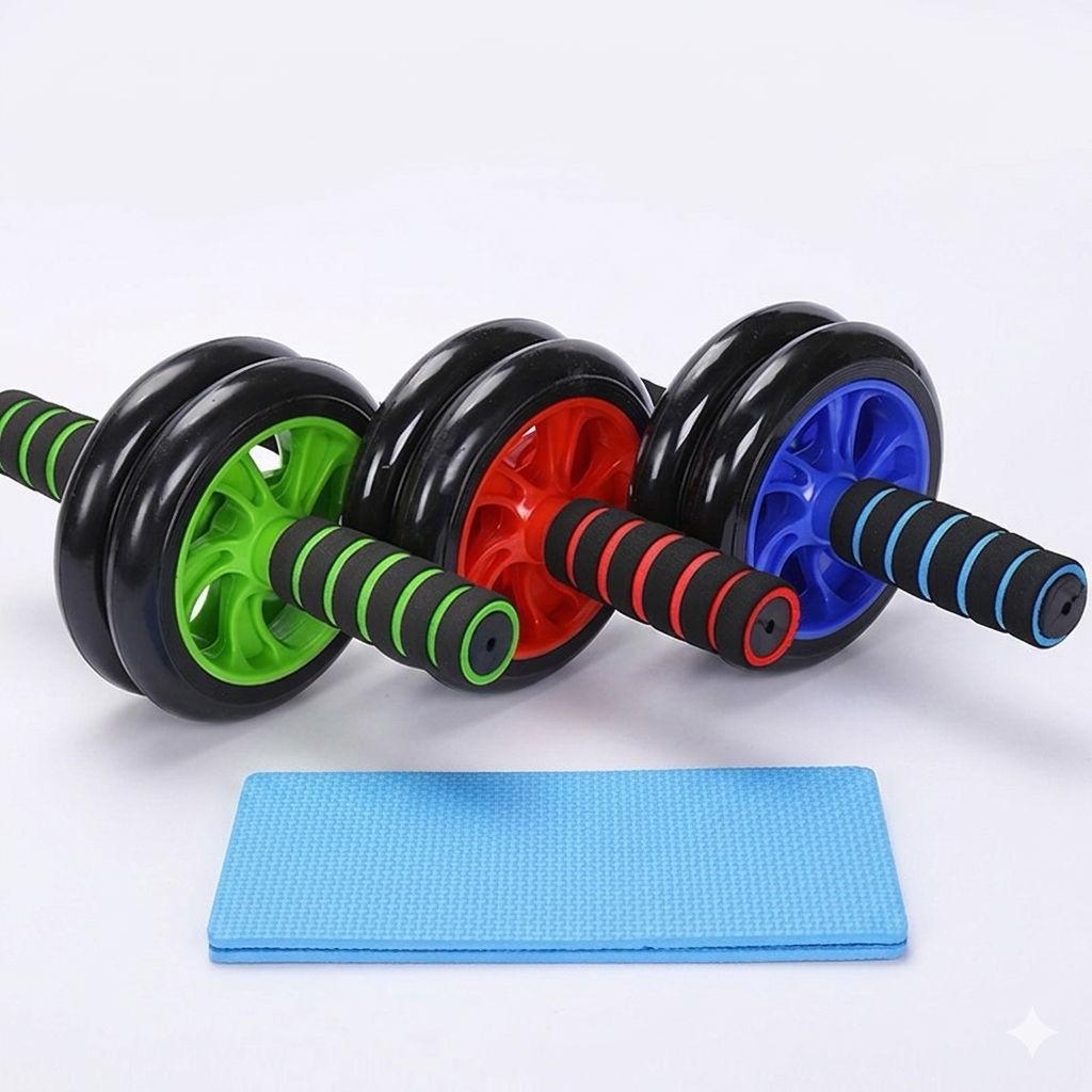 AB Wheel Abs Roller Workout Arm and Waist Fitness Exerciser Wheel