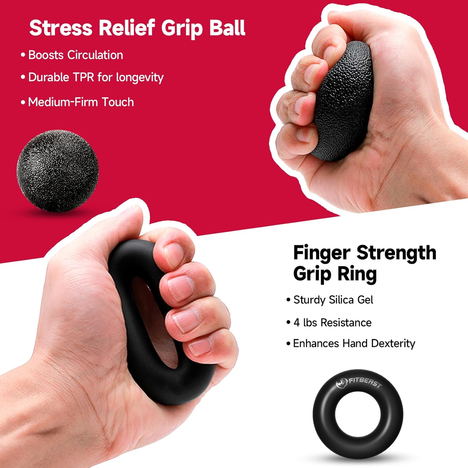 Hand Gripper Strengthener Kit With Adjustable Resistance - Image 5