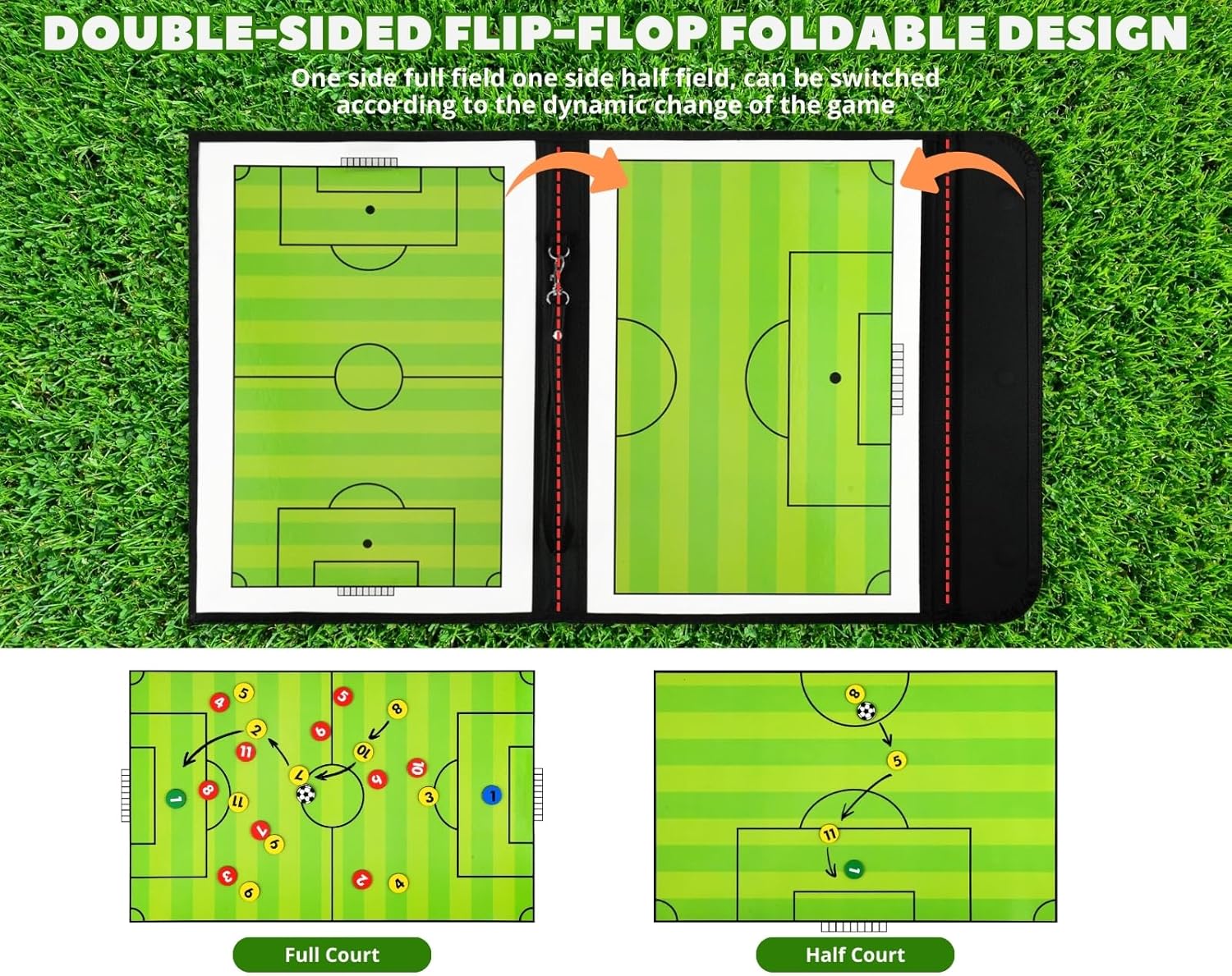 Football Coaching Foldable Tactical Board - Image 6