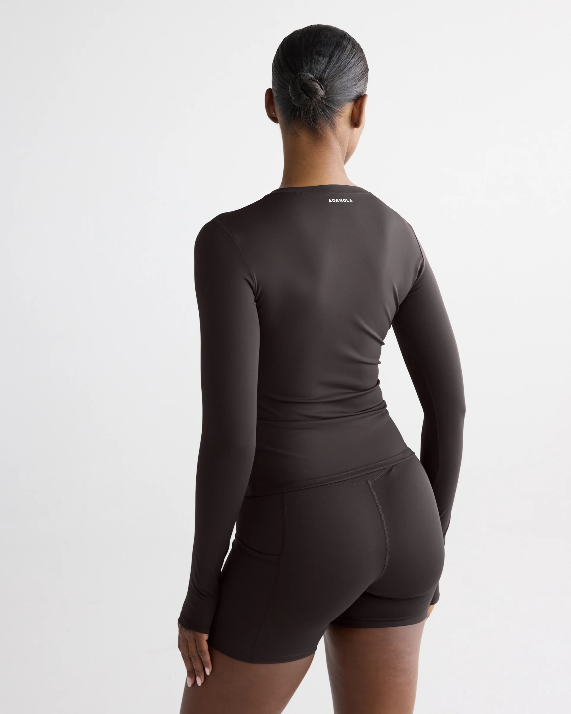 Ultimate Long Sleeve Top - Coffee Bean - Image 2